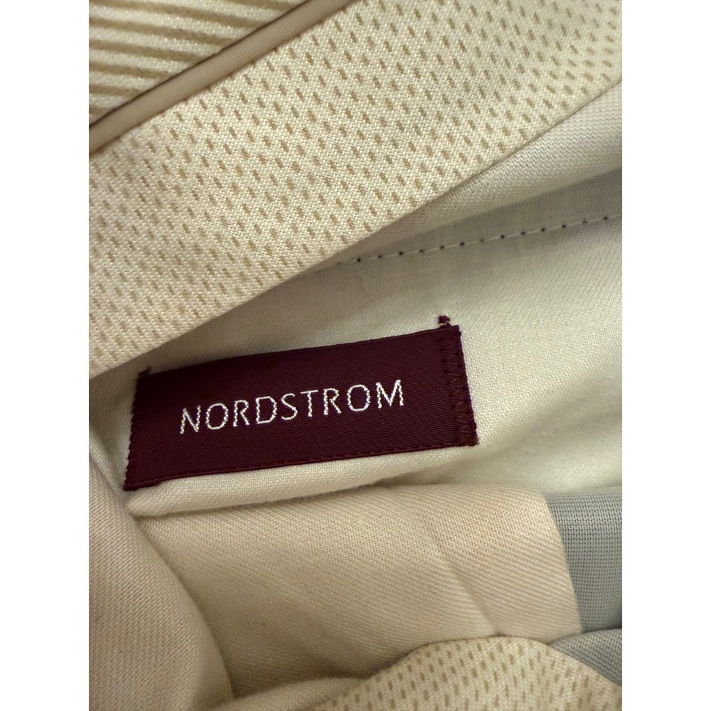 Nordstrom Mens Smartcare Wool Pleated Dress Pants 33R Black Career Office Work - Picture 3 of 9